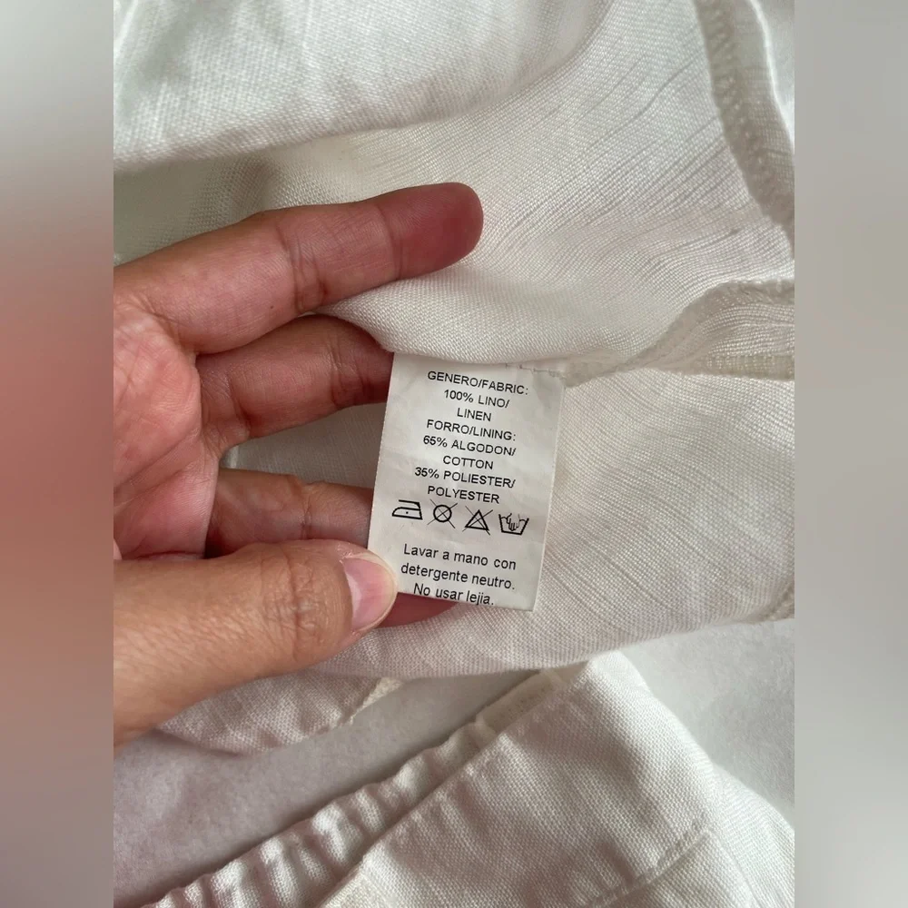 CYBERELLA BABY White Matching Linen Set